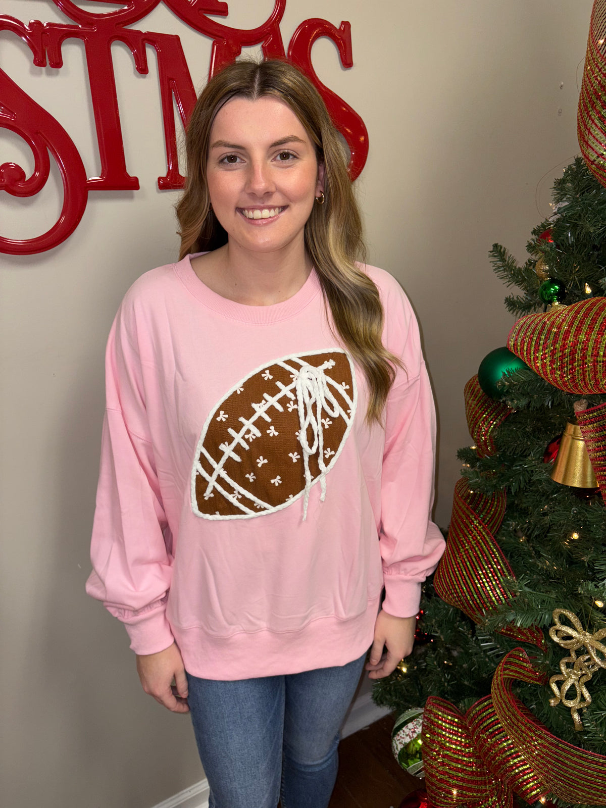 Powder Puff Football Pullover
