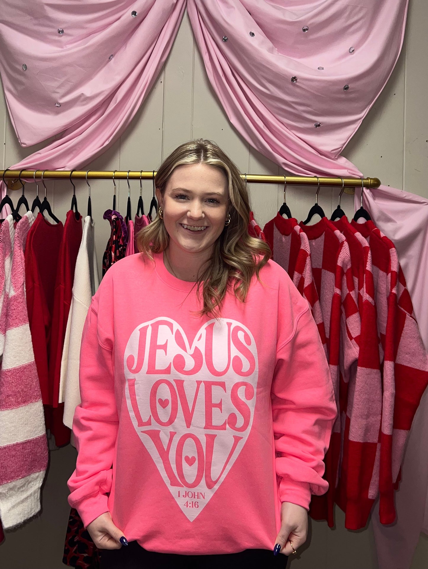 Jesus loves you sweatshirt
