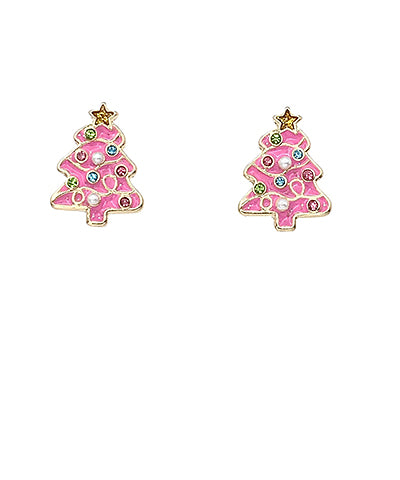 Christmas Tree Stud Earrings