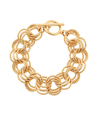 Chain Chain Chain Toggle Bracelet