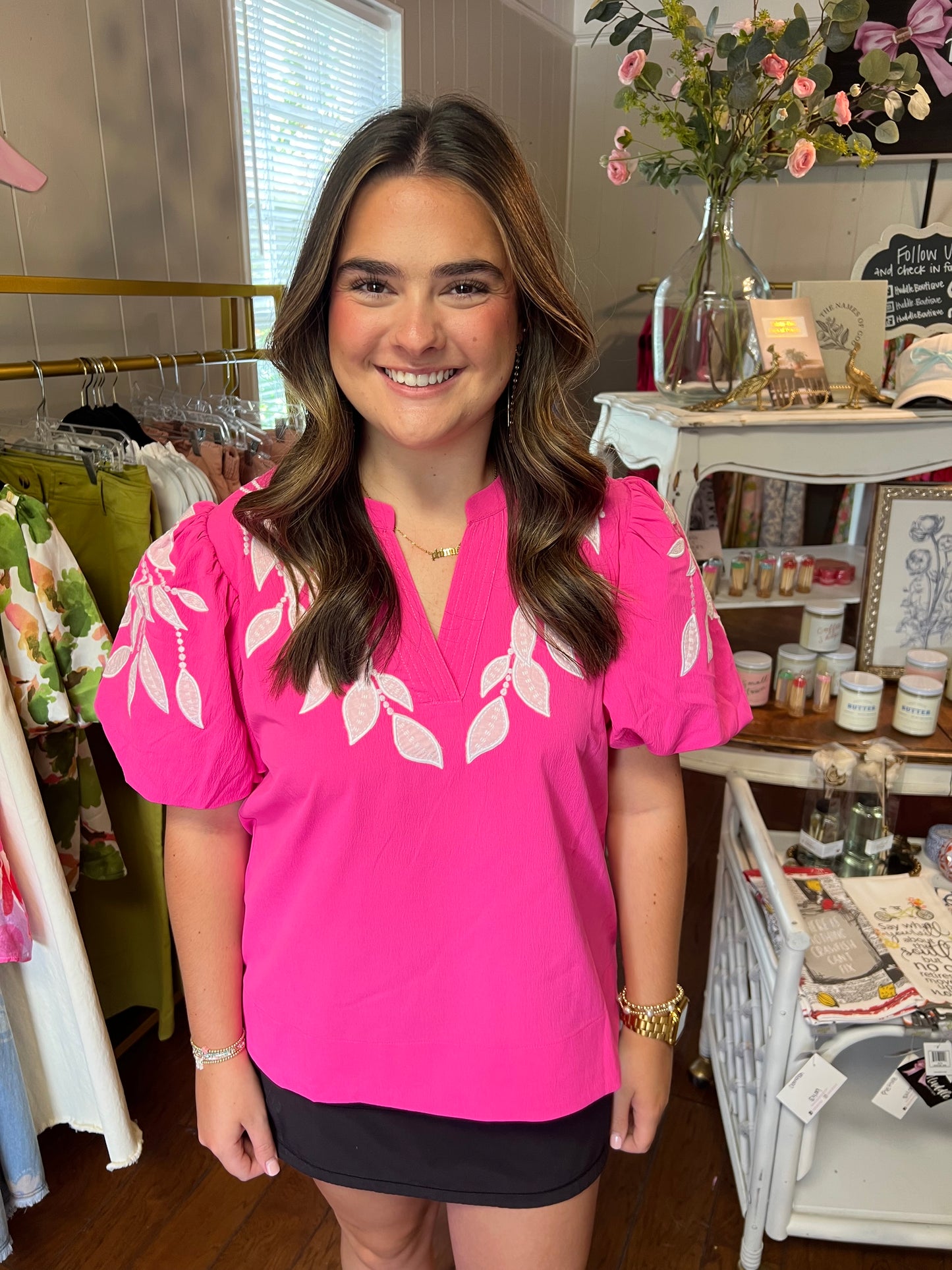 Windham Embroidered Top