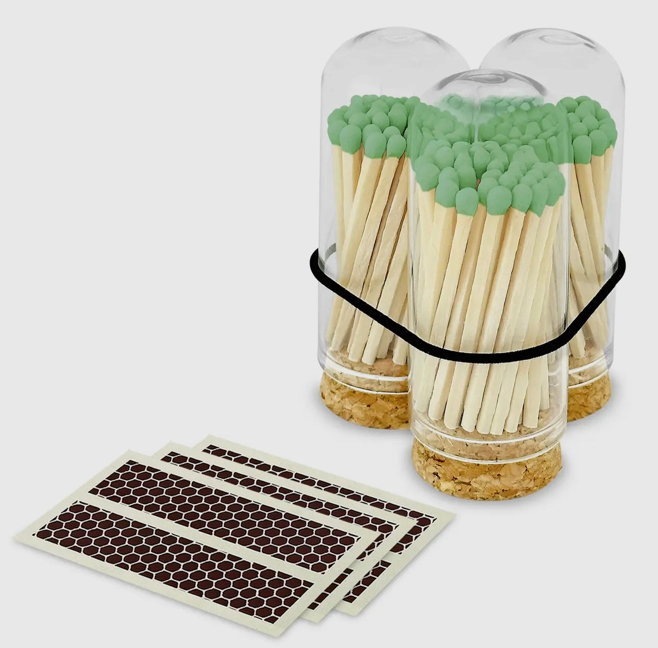 Mini Cloche Jar - Matches (Multiple Color Options)