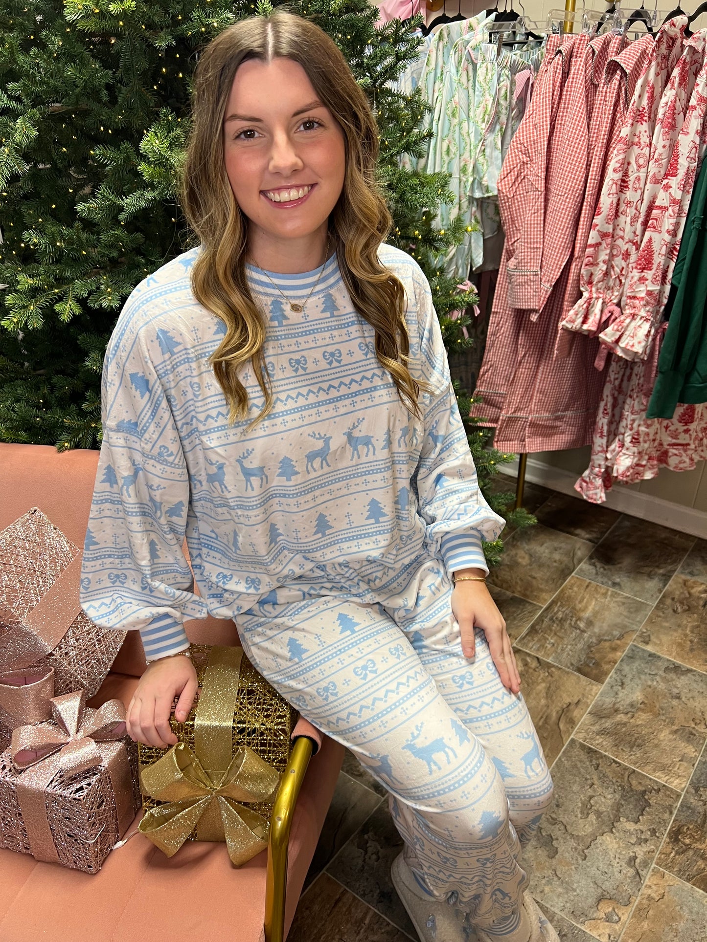 Coquette Christmas Pajama Set