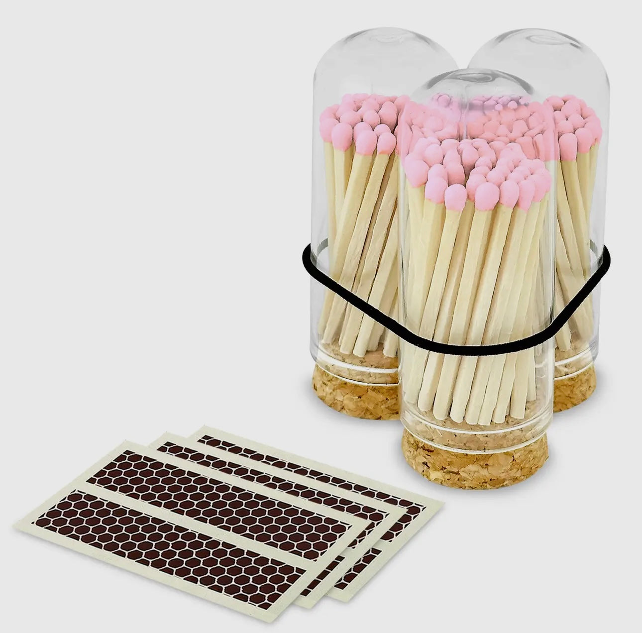 Mini Cloche Jar - Matches (Multiple Color Options)