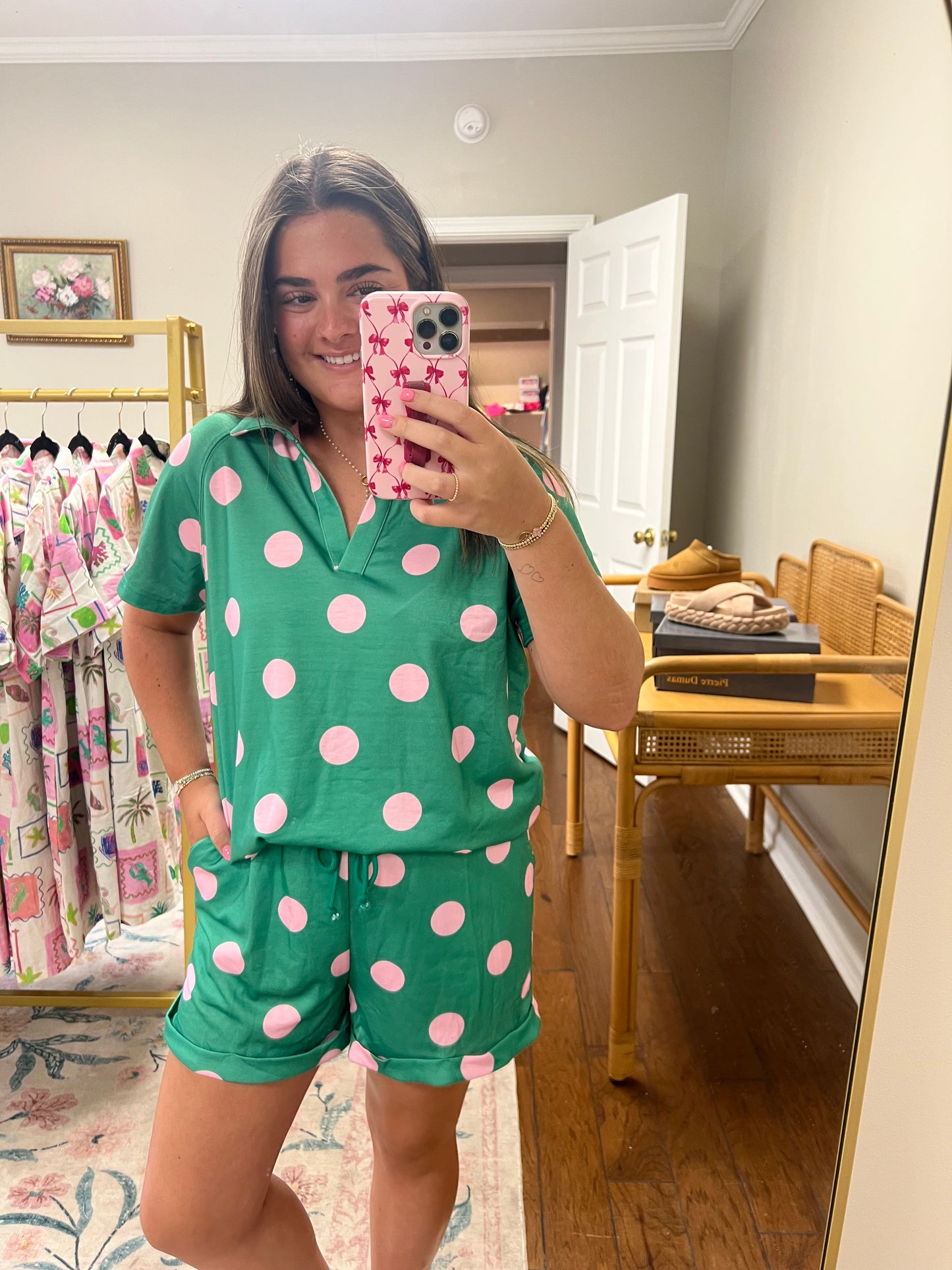 1908 Polka Dot Set