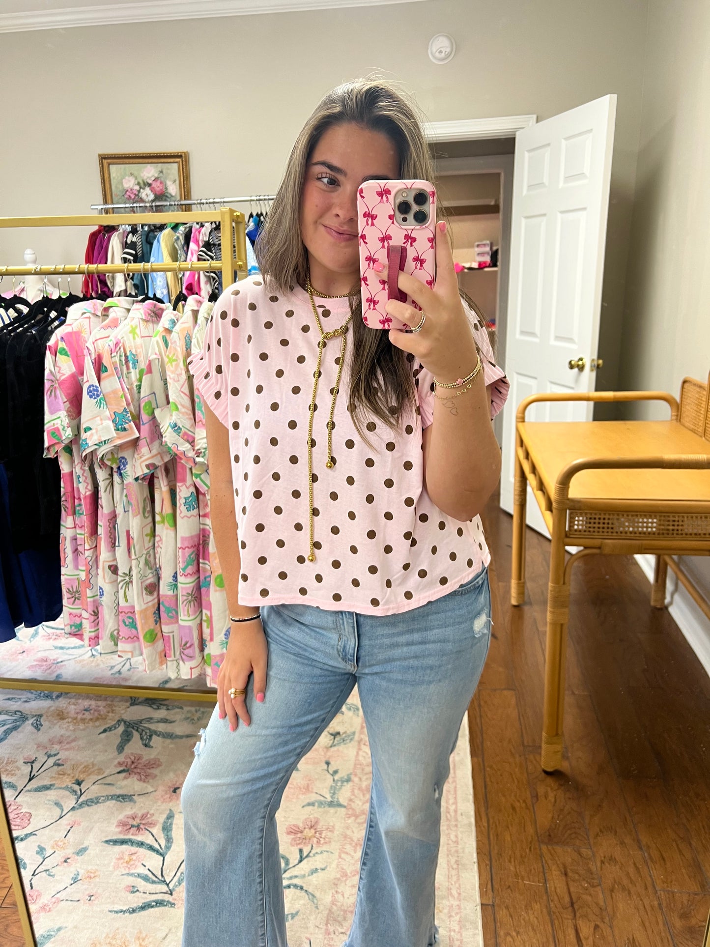 Dottie Darling Top - Pink