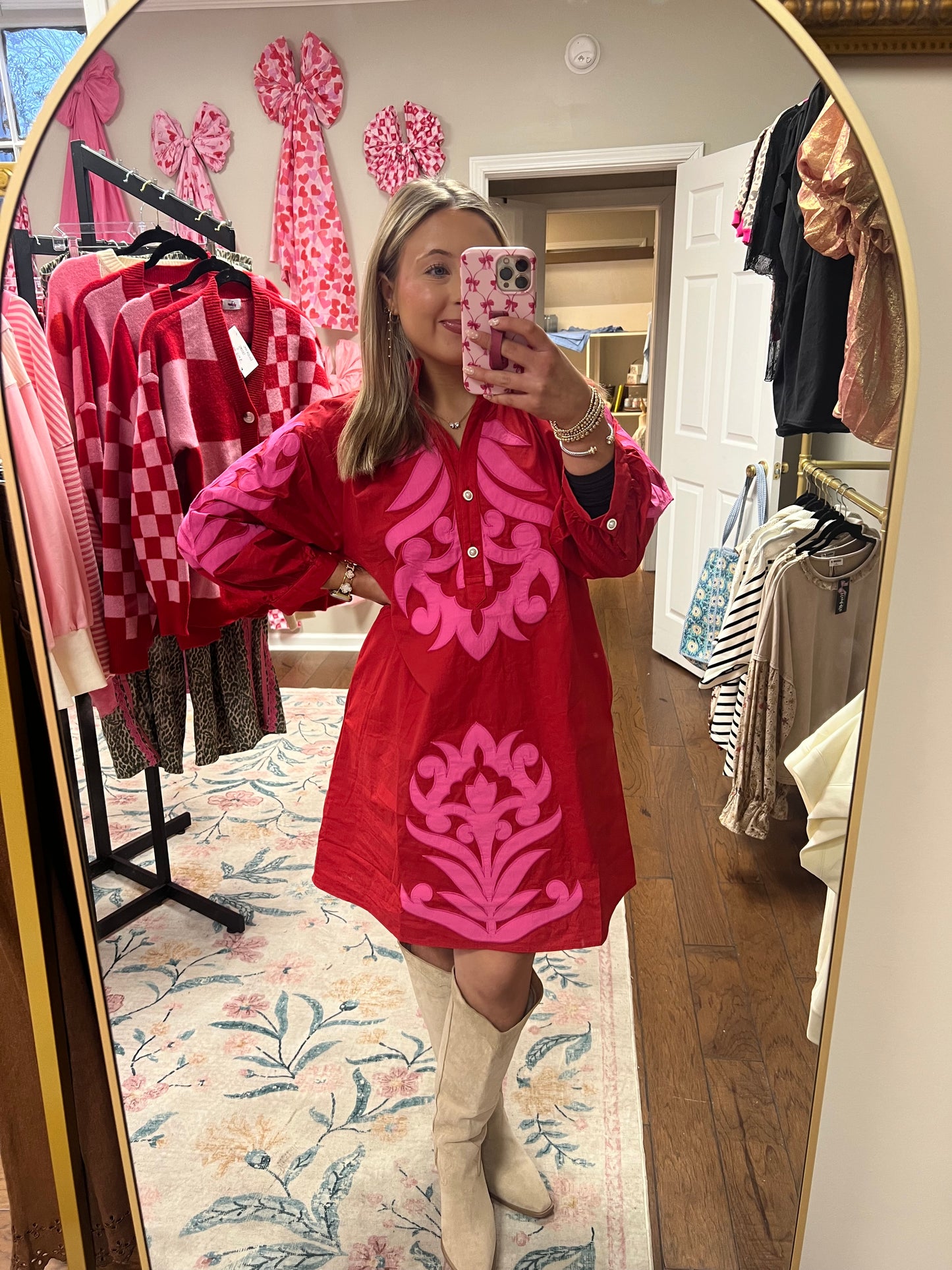 Audrina Embroidered Dress