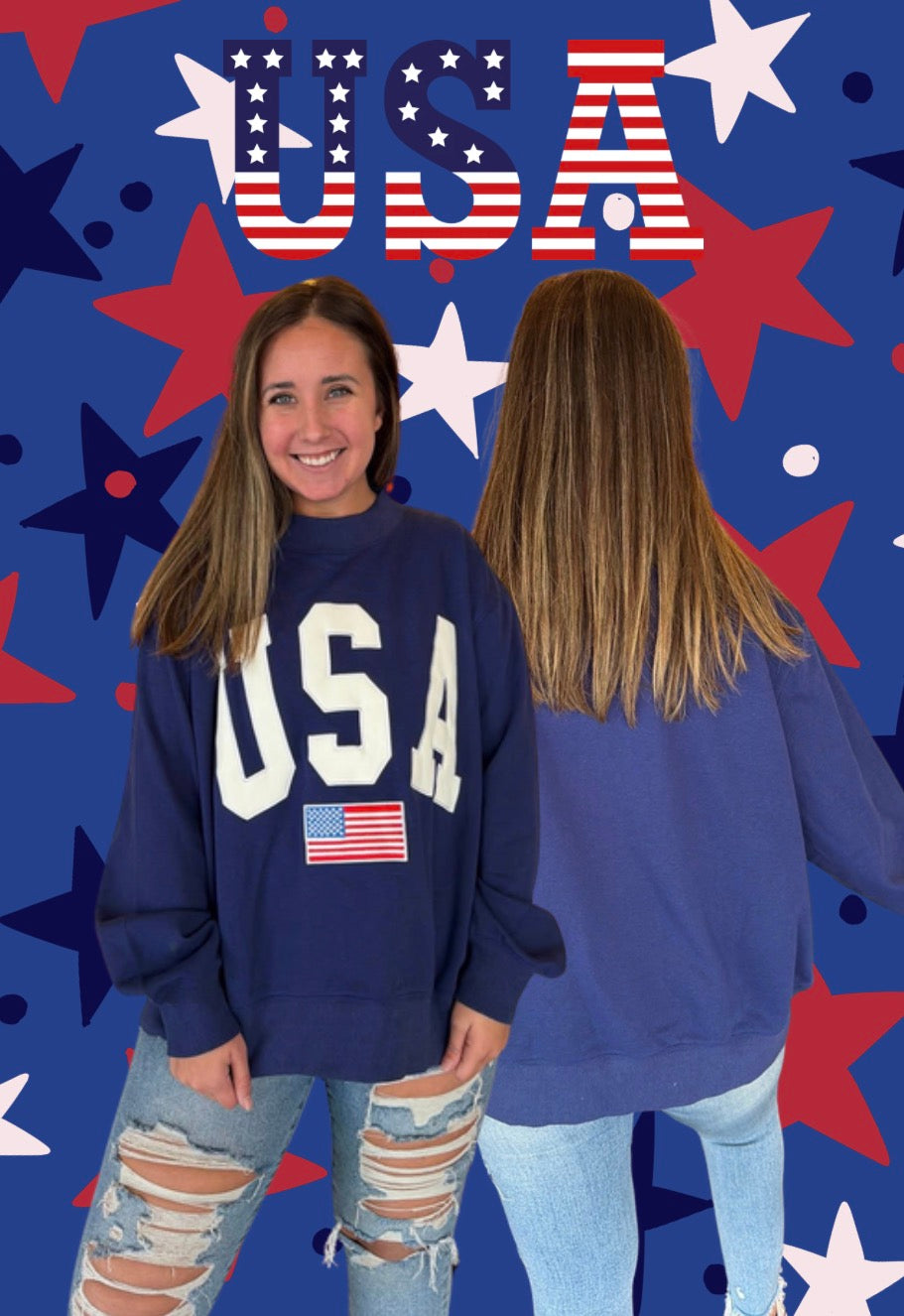 Born in the USA Mockneck