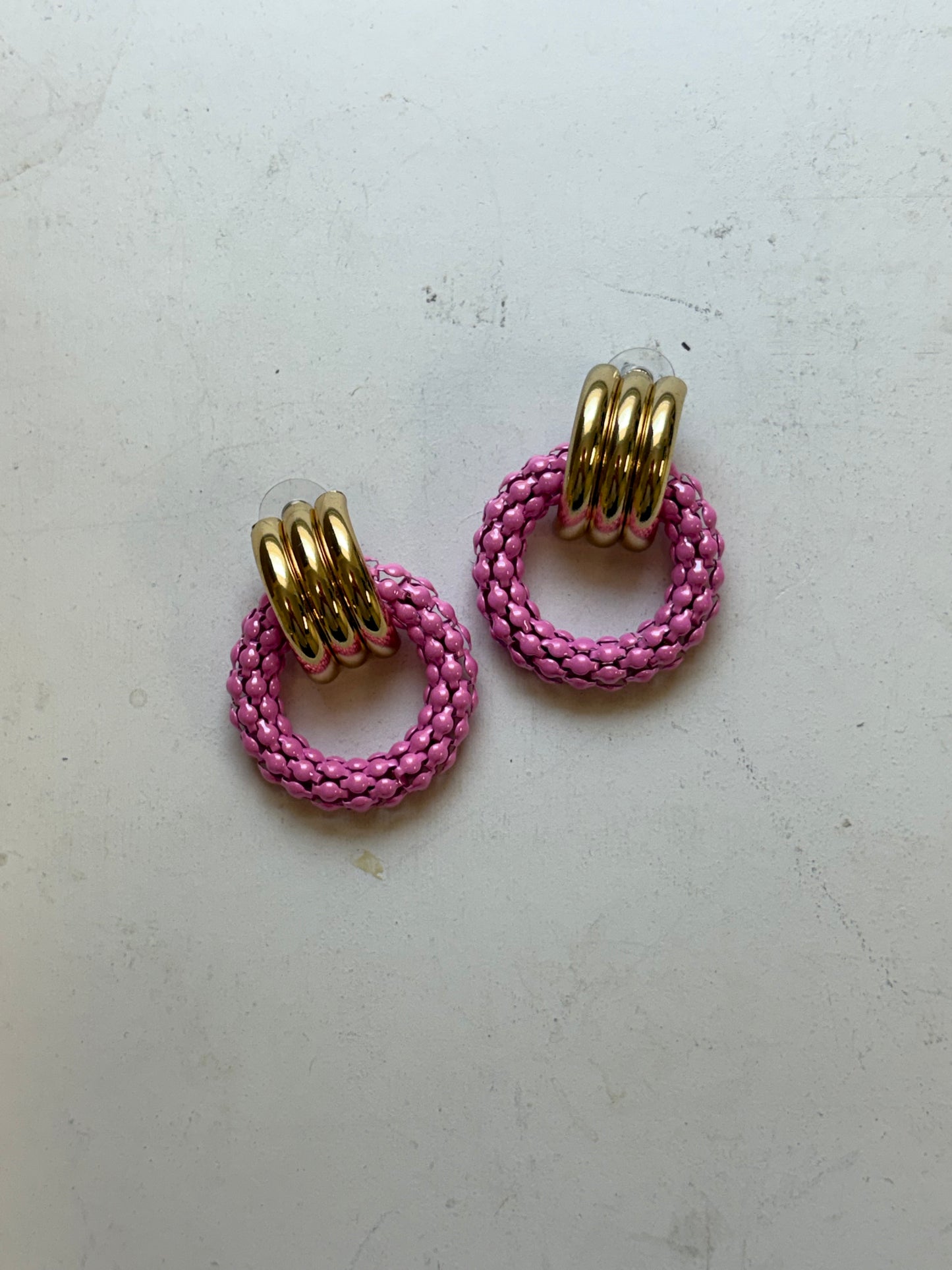 Pop of Pink Earrings