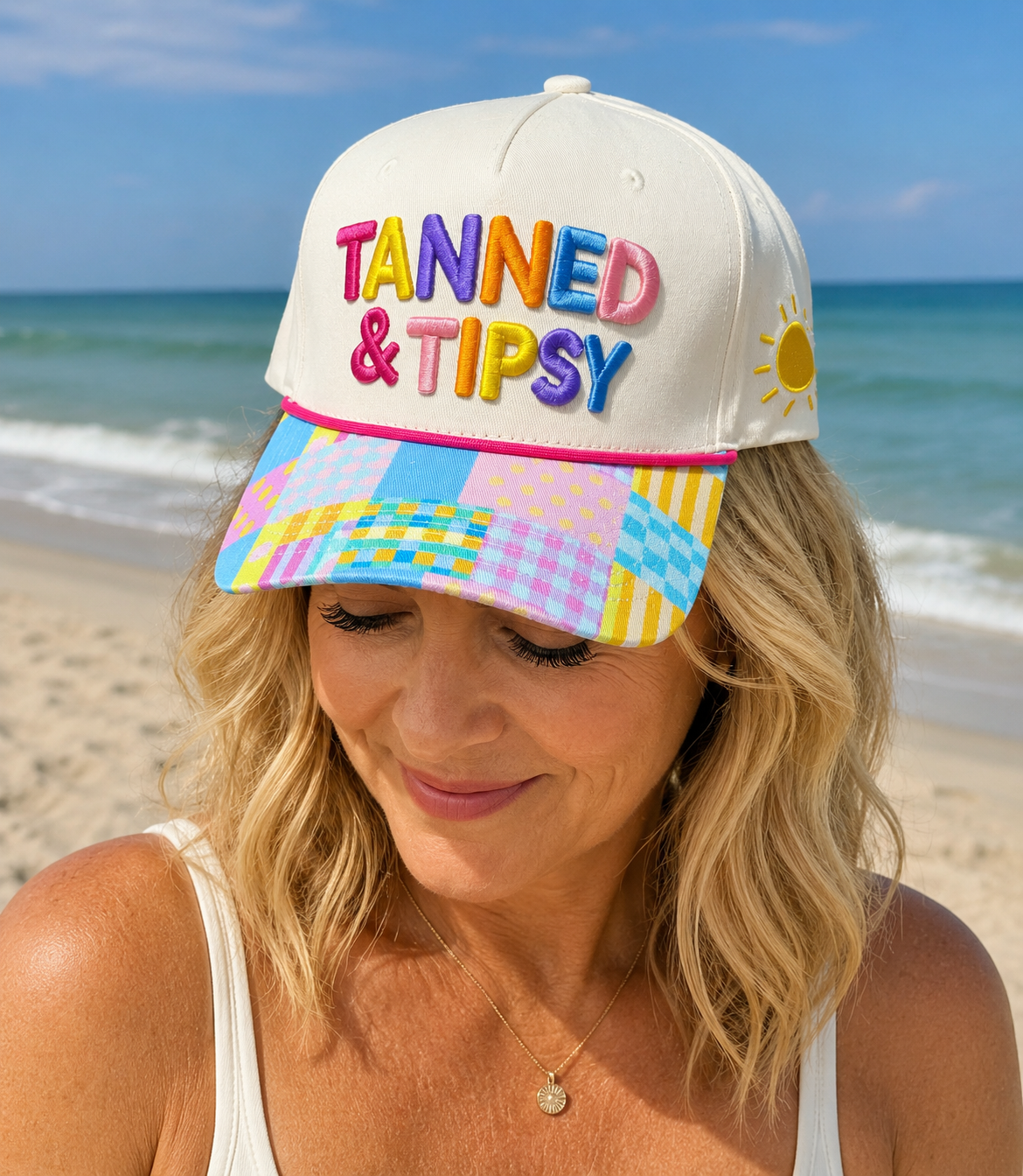 Pre-Order Tanned and Tipsy Trucker Hat