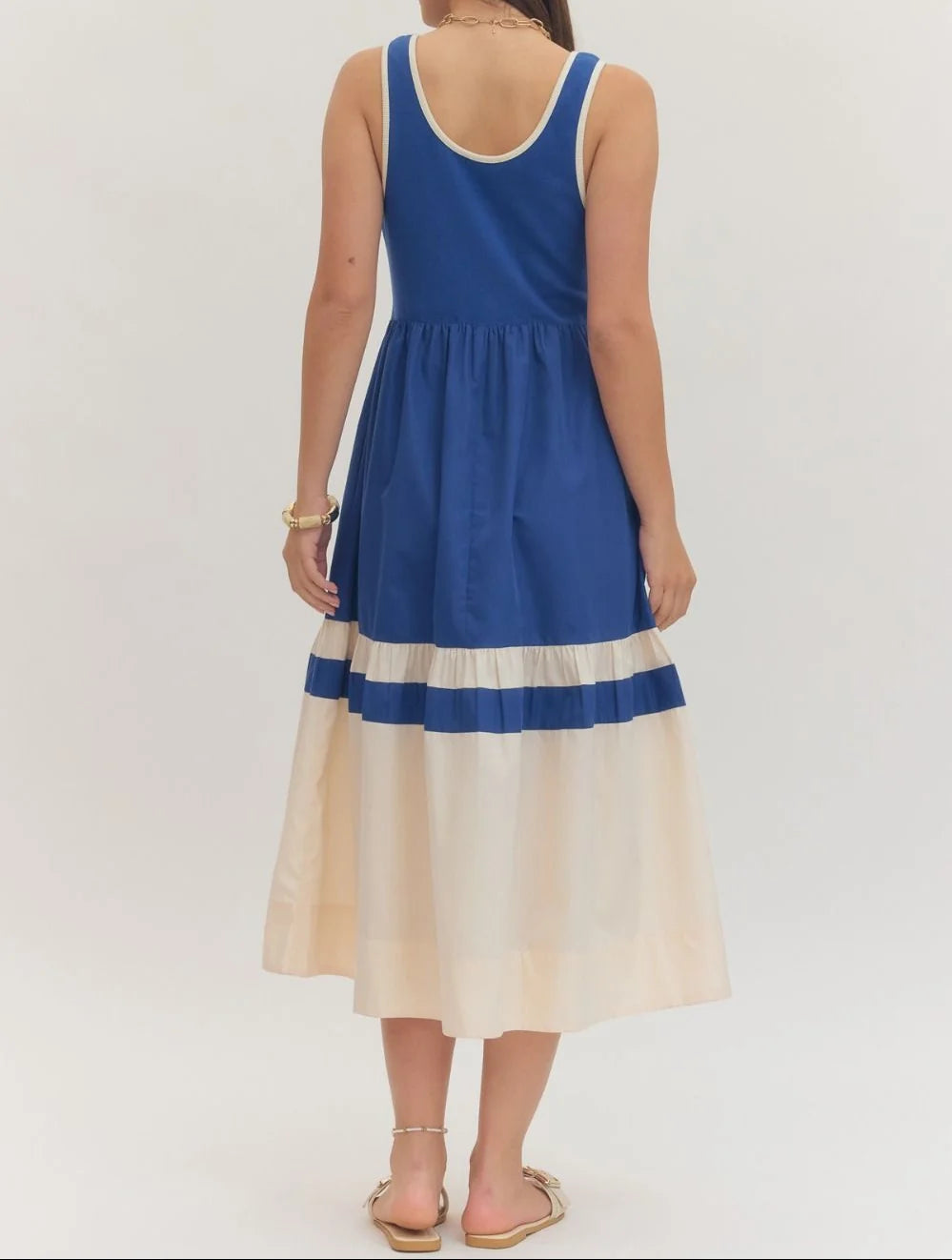 Never Blue Midi Dress