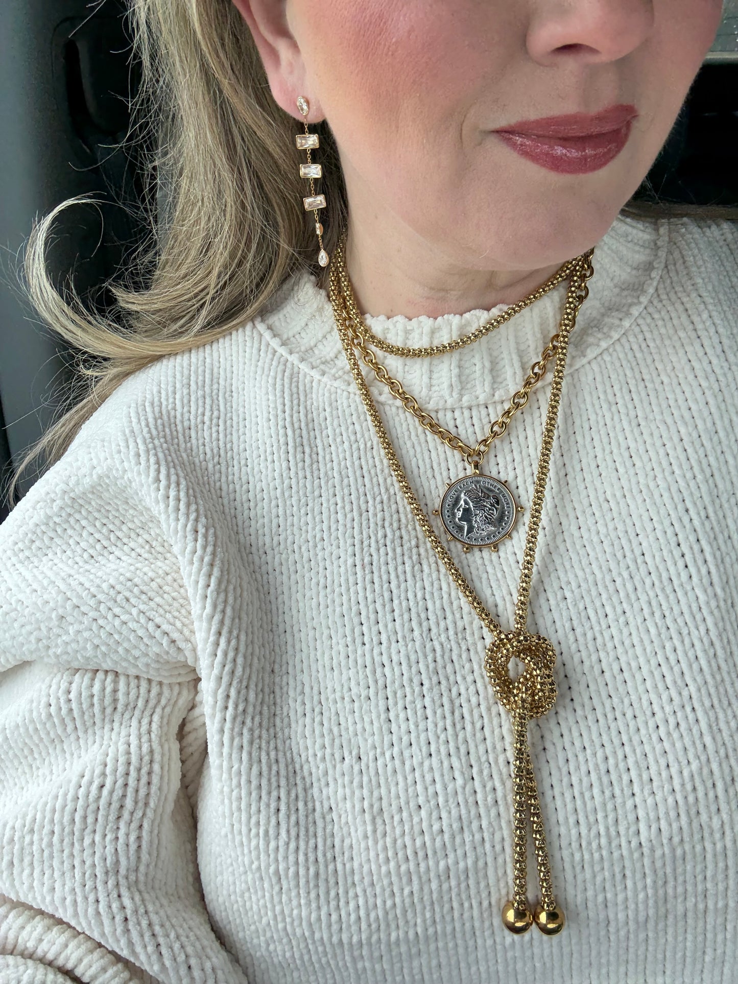 Pre-Order Two Toned Coin Necklace