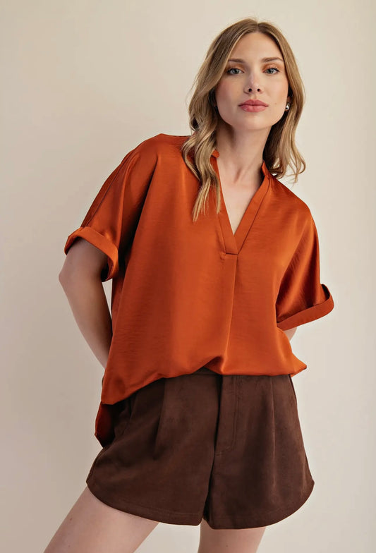 Staple Top - Rust