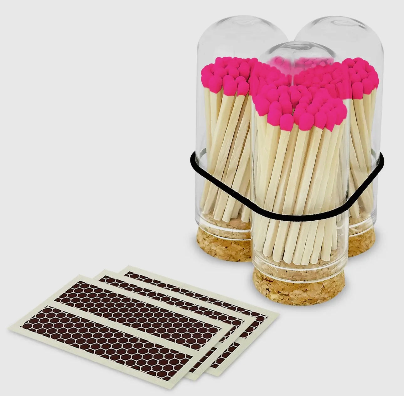 Mini Cloche Jar - Matches (Multiple Color Options)