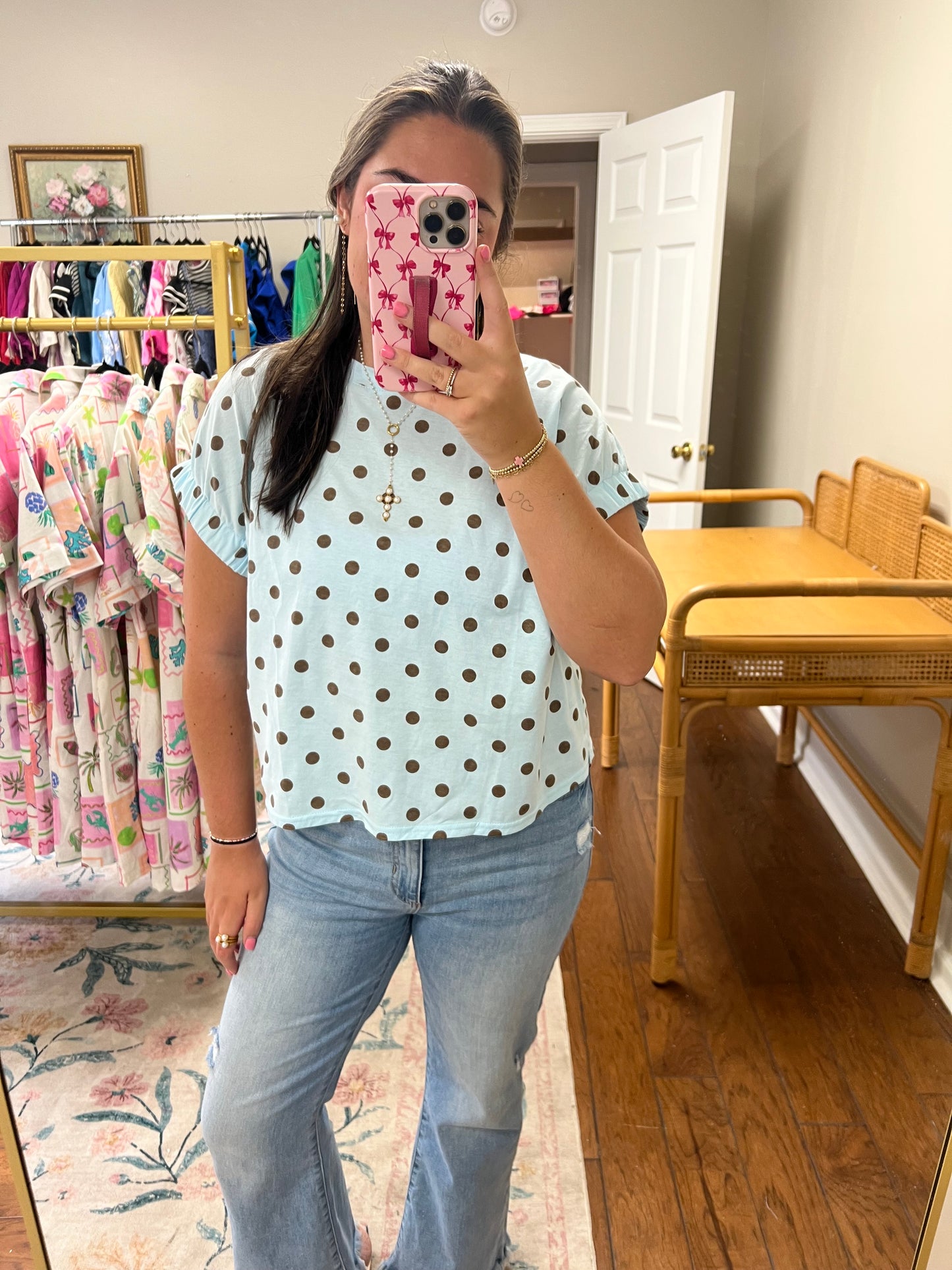 Dottie Darling Top - Blue