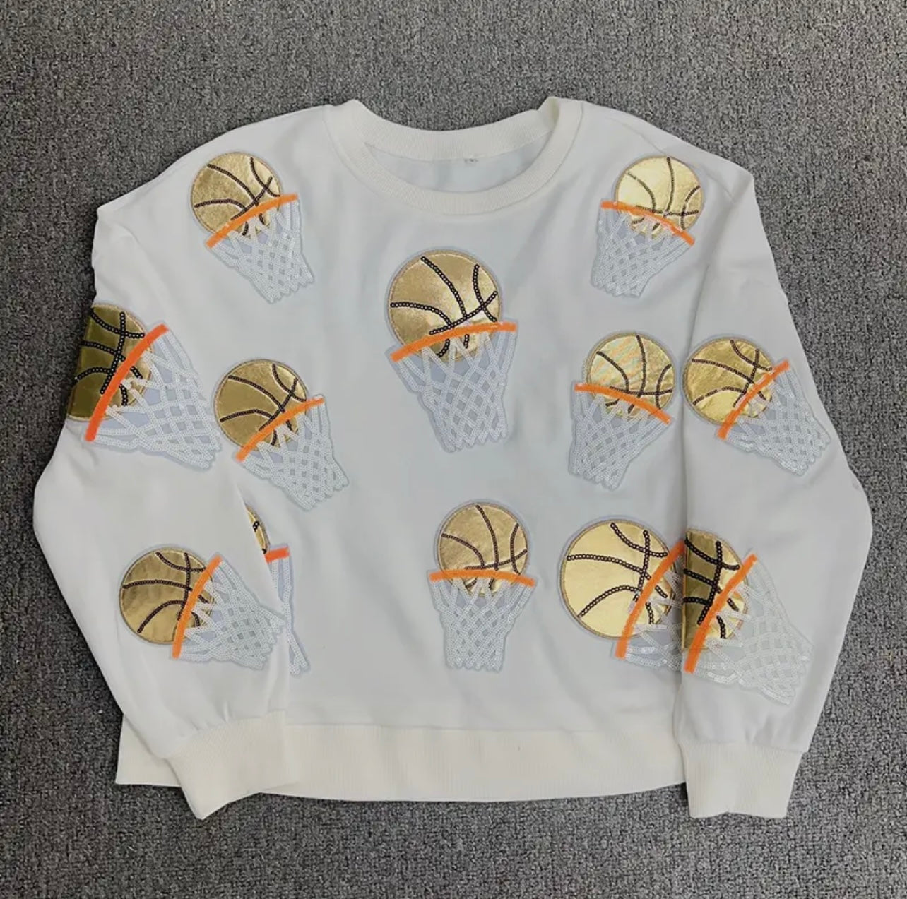 Got Hoops Sequin Pullover