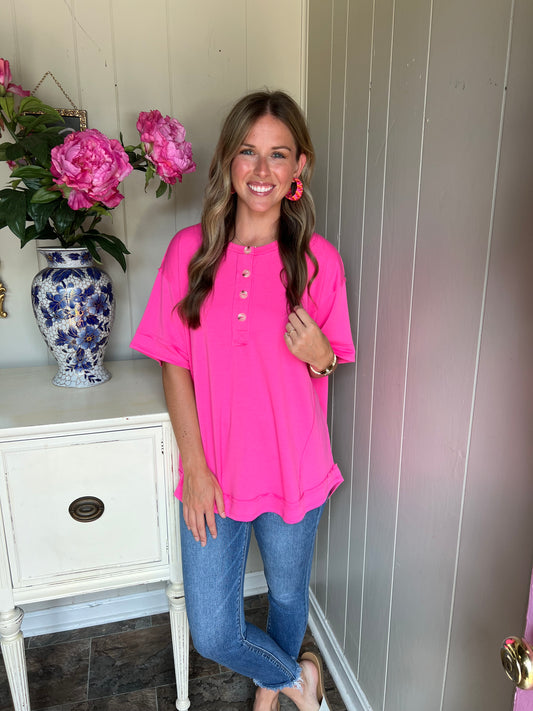 Val Everyday Top - Pink