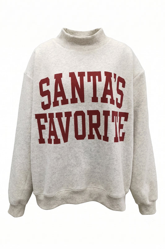 Reversible Santa’s Favorite/ Santa’s Favorite Problem Mock Neck