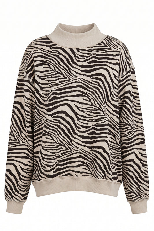 Pre-Order Zebra Mock Neck
