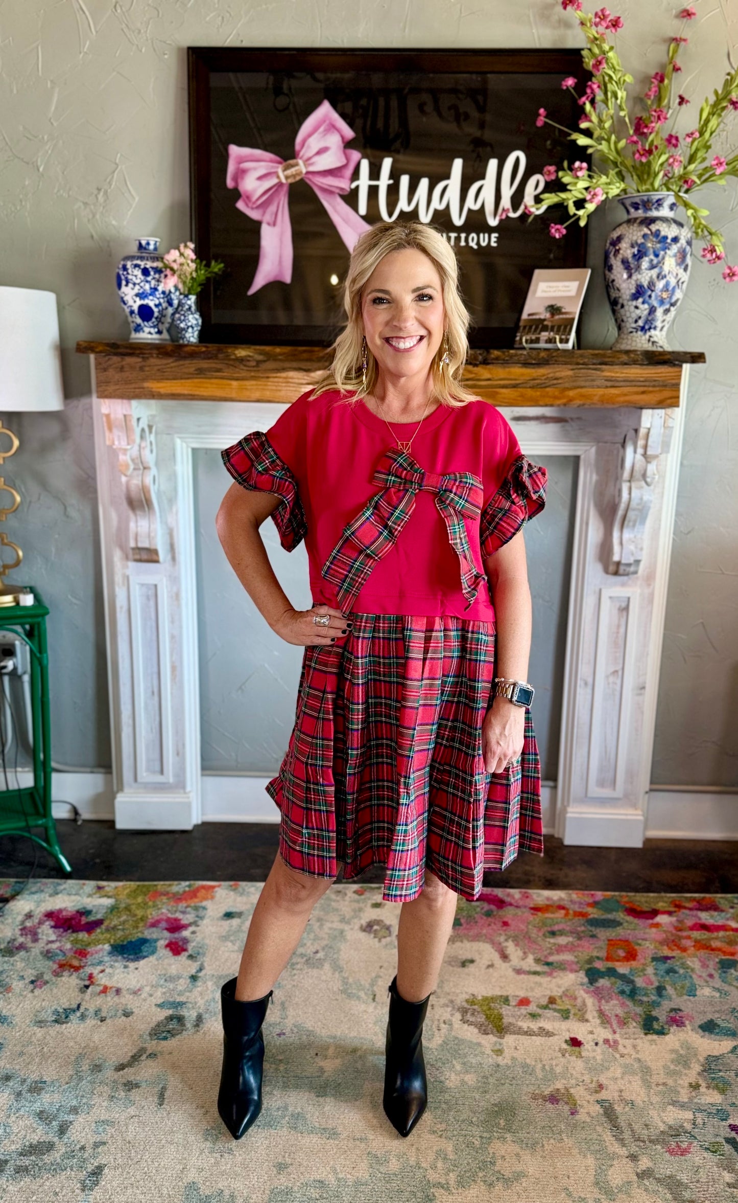 Living in Plaid Dress