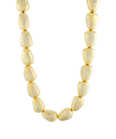 Round Chunky Gold Necklace