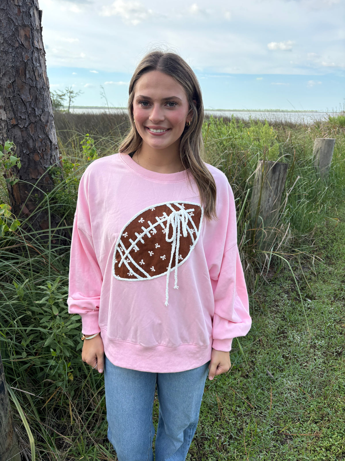 Powder Puff Football Pullover