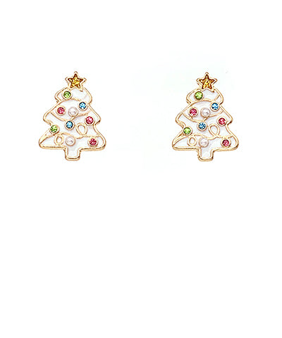 Christmas Tree Stud Earrings