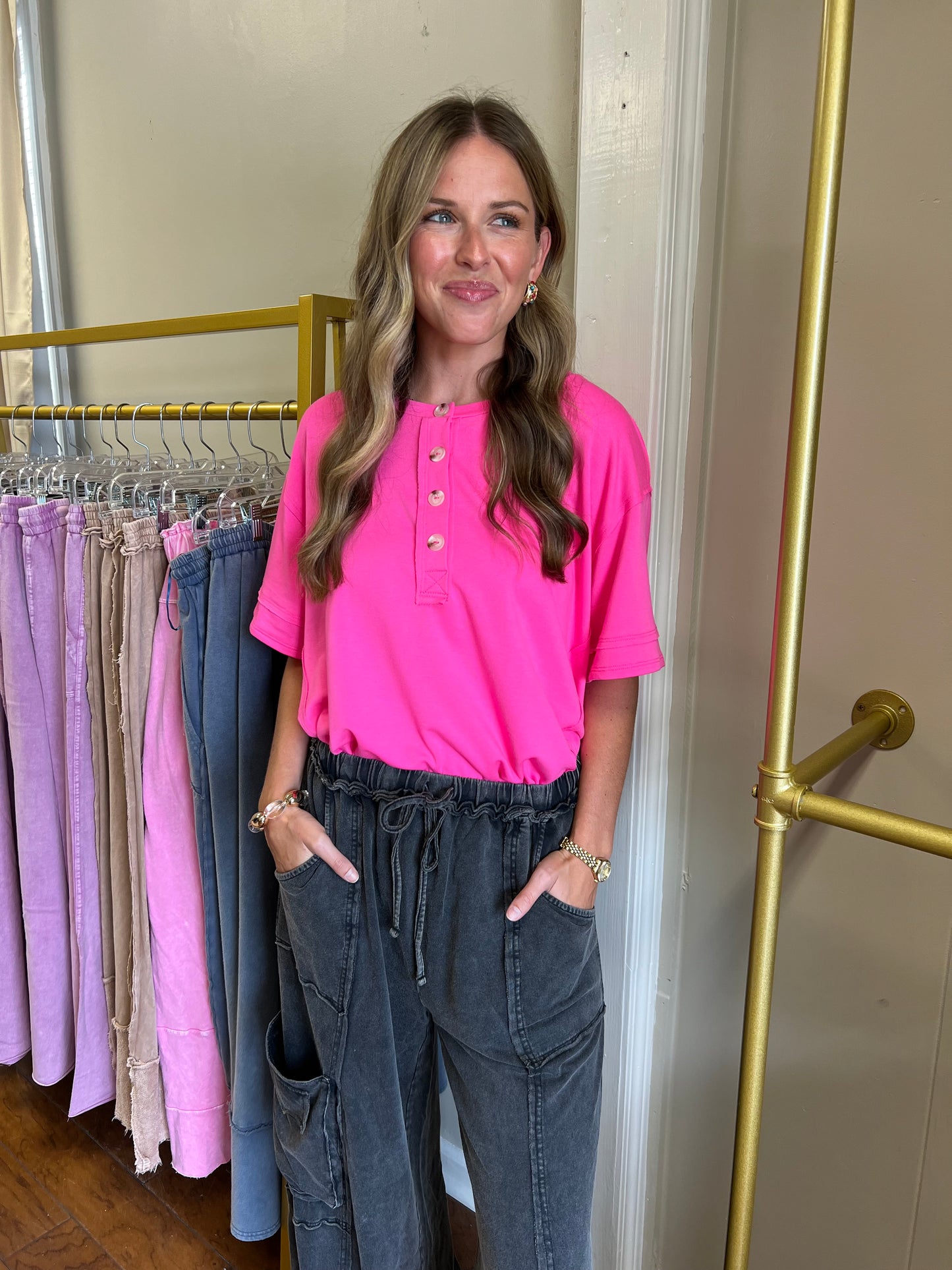 Val Everyday Top - Pink