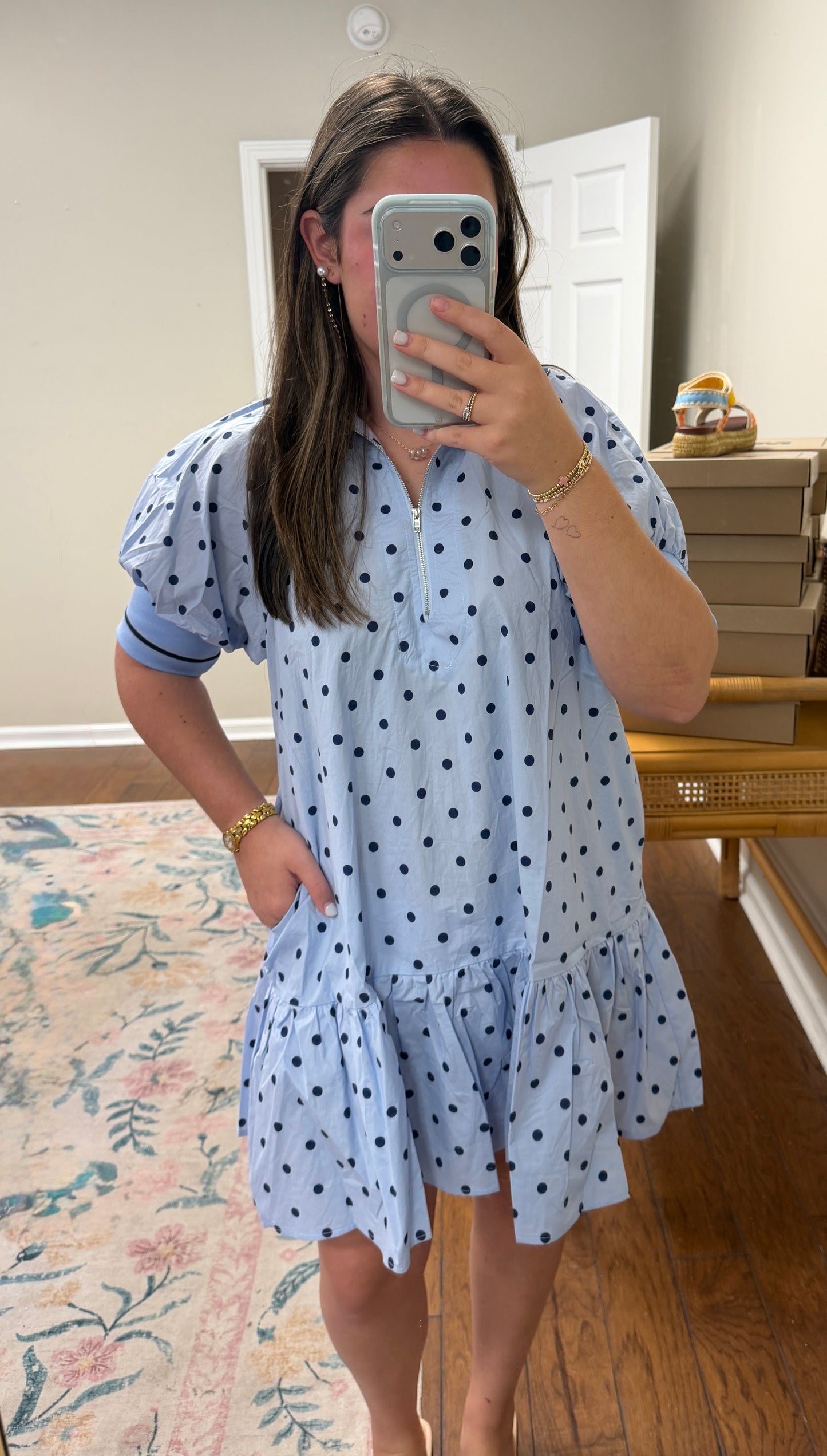 Abigail Polka Dot Dress