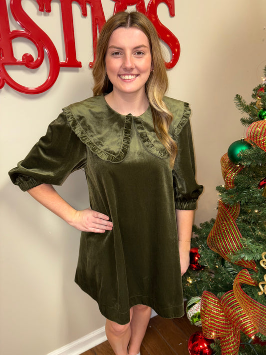 AK Says So Velvet Dress