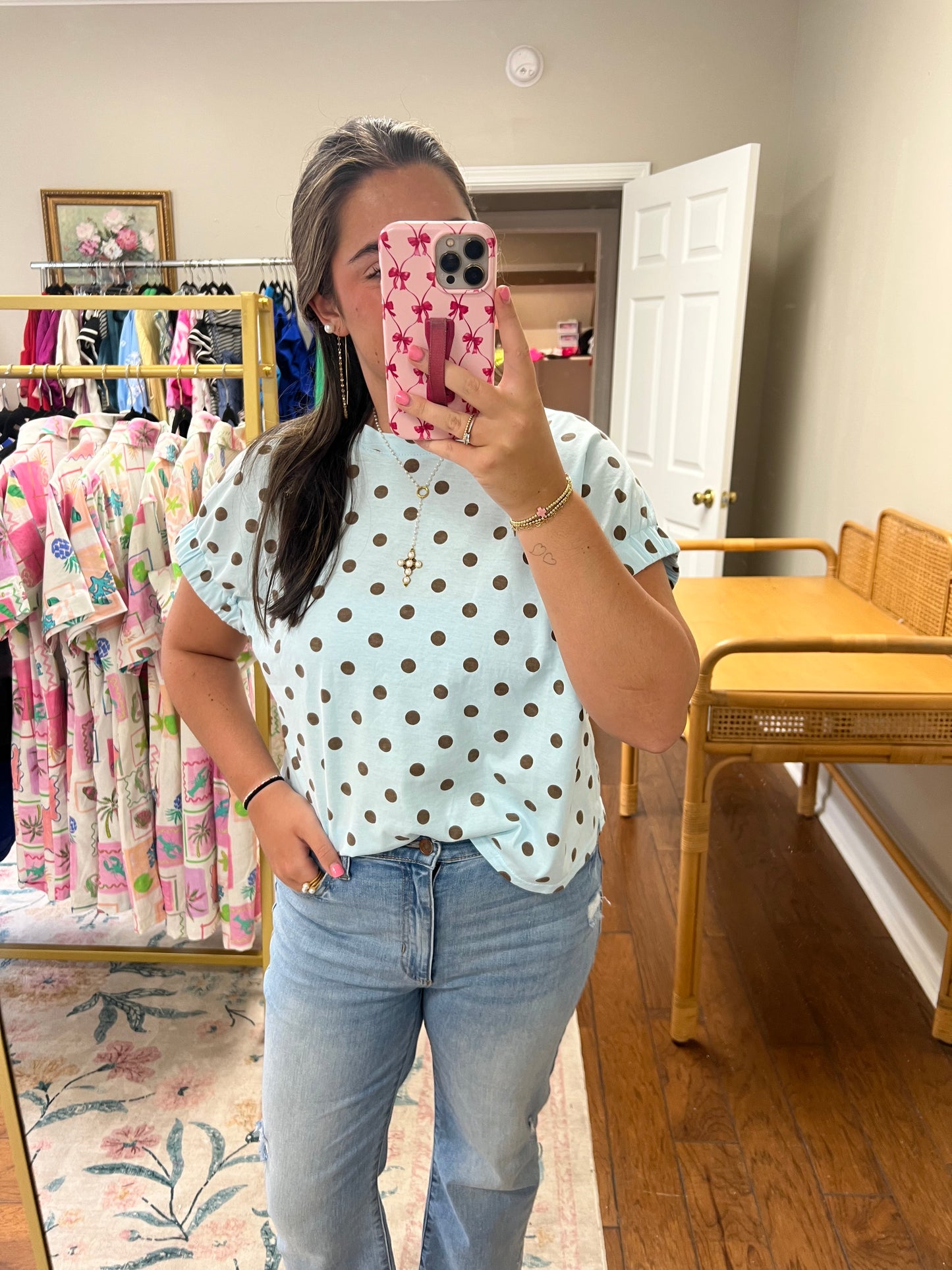 Dottie Darling Top - Blue