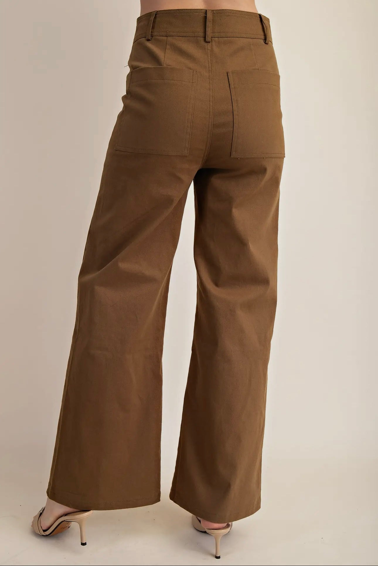 Through the Day Pants - Mocha