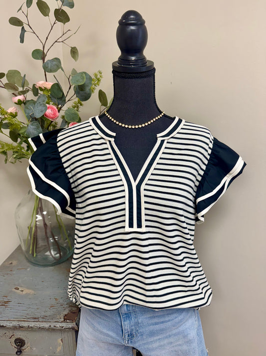 Lena Stripe Top