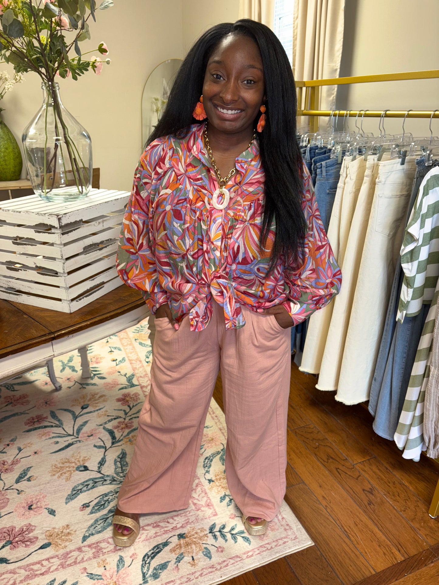 Slay the Day Pants - Mauve