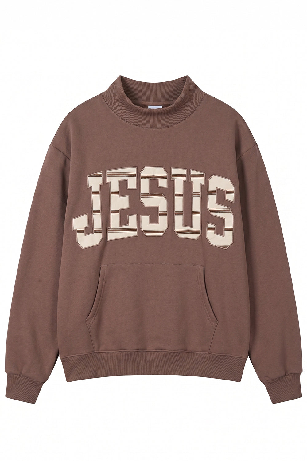Pre-Order Fall Jesus Stripe Mock Neck