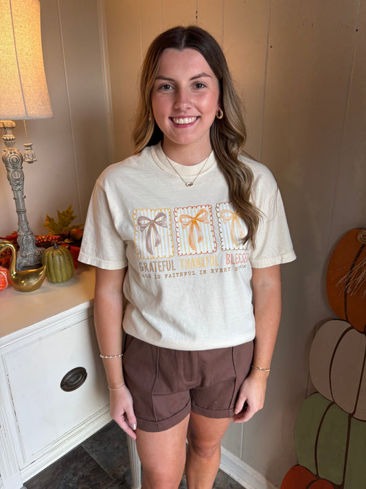 God is Faithful Comfort Color T-Shirt