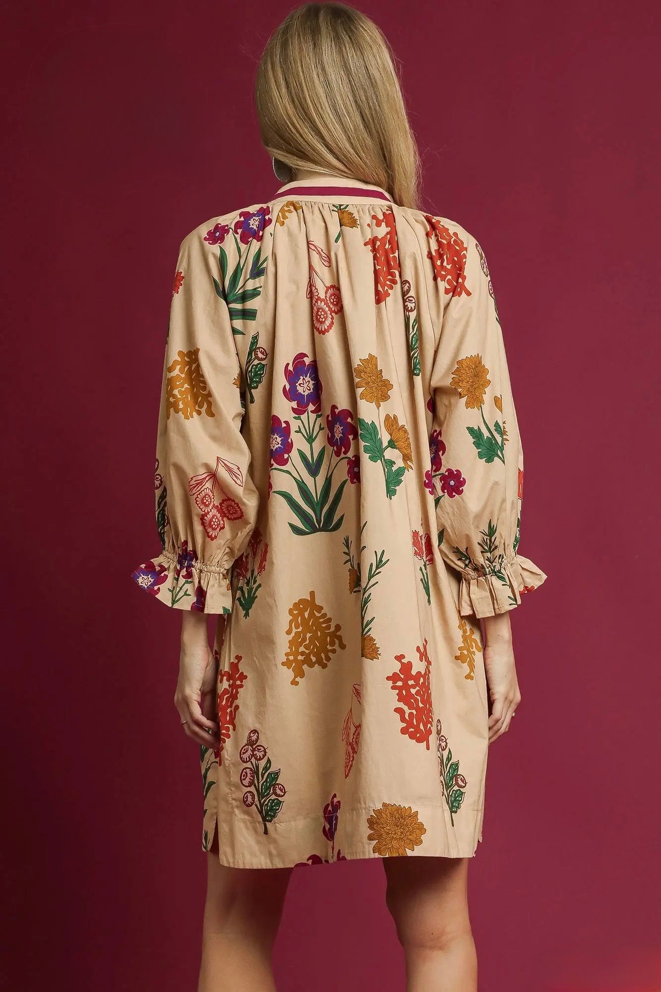 Hildreth Floral V-Neck Dress