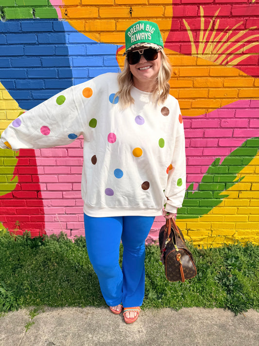 Pre-Order Colorful Dots Pullover
