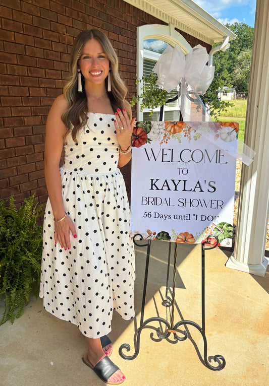 Simply Chic Polka Dot Dress