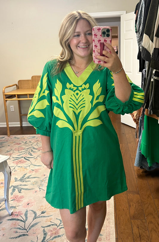Lime Alive Dress