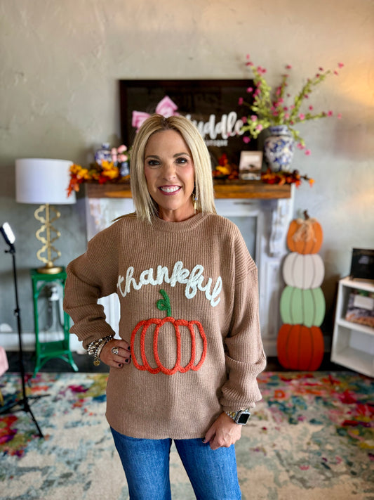 Thankful Pumpkin Sweater