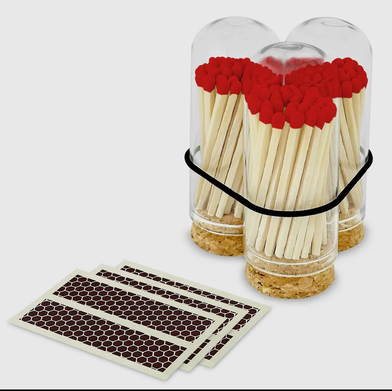Mini Cloche Jar - Matches (Multiple Color Options)