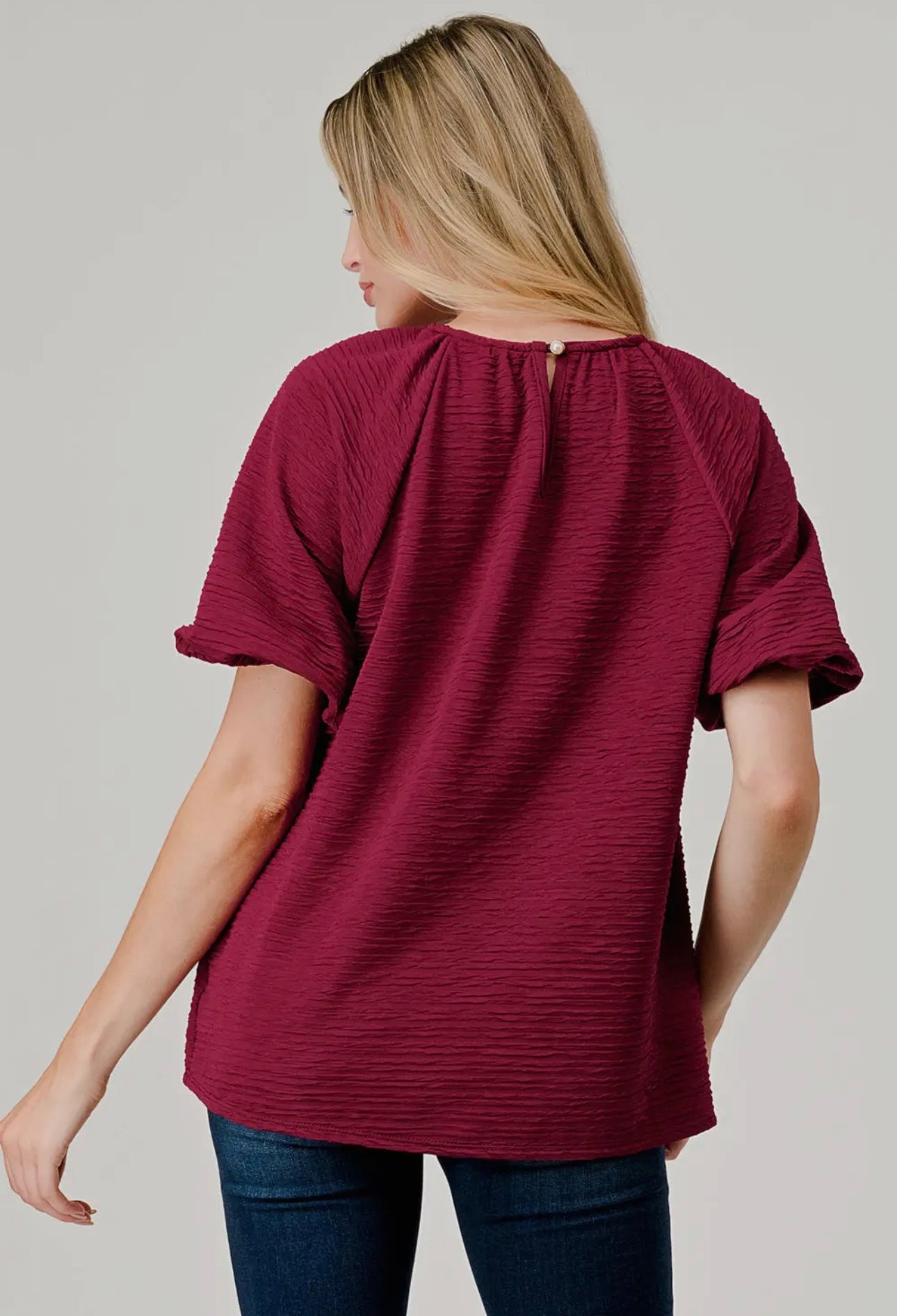 Crimson Charm Top
