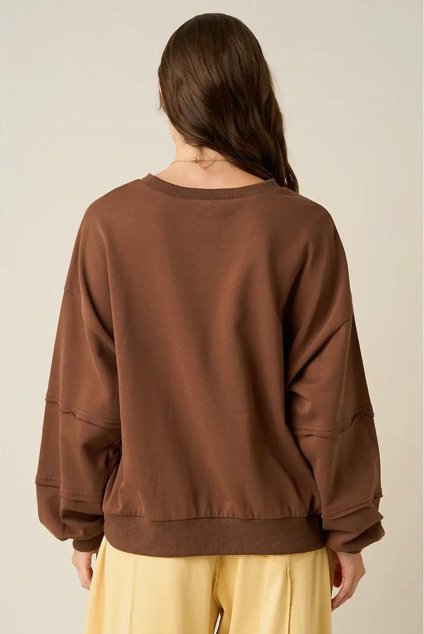 Walk By Faith Patchwork Pullover