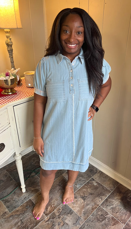 Broadway Girls Denim Dress