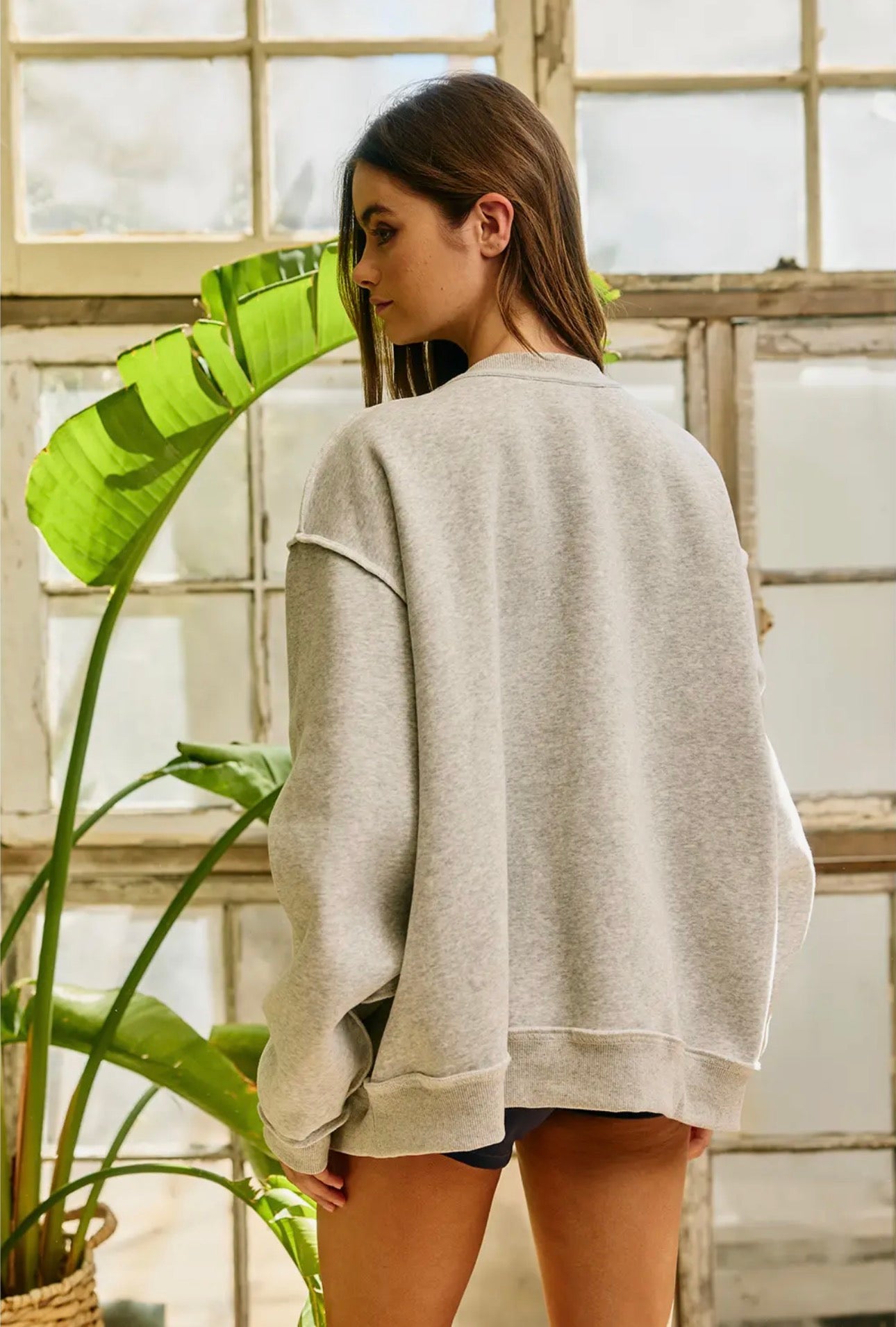 Pre-Order Alabama Reversible V-Neck Pullover Grey