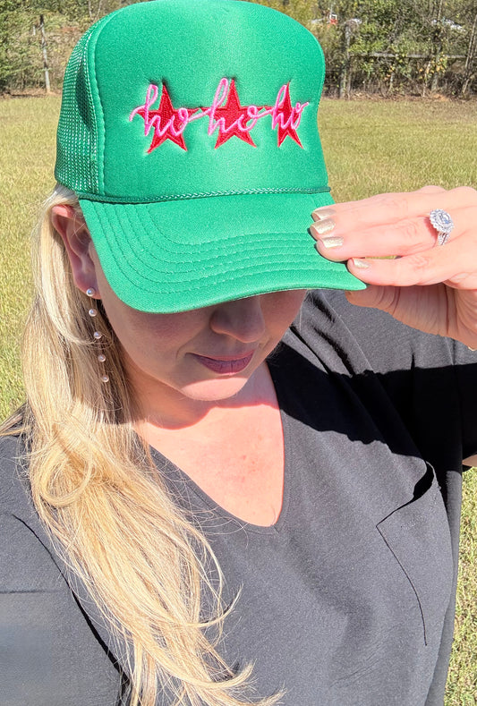 Pre-Order- Star Ho Ho Ho Trucker Hat