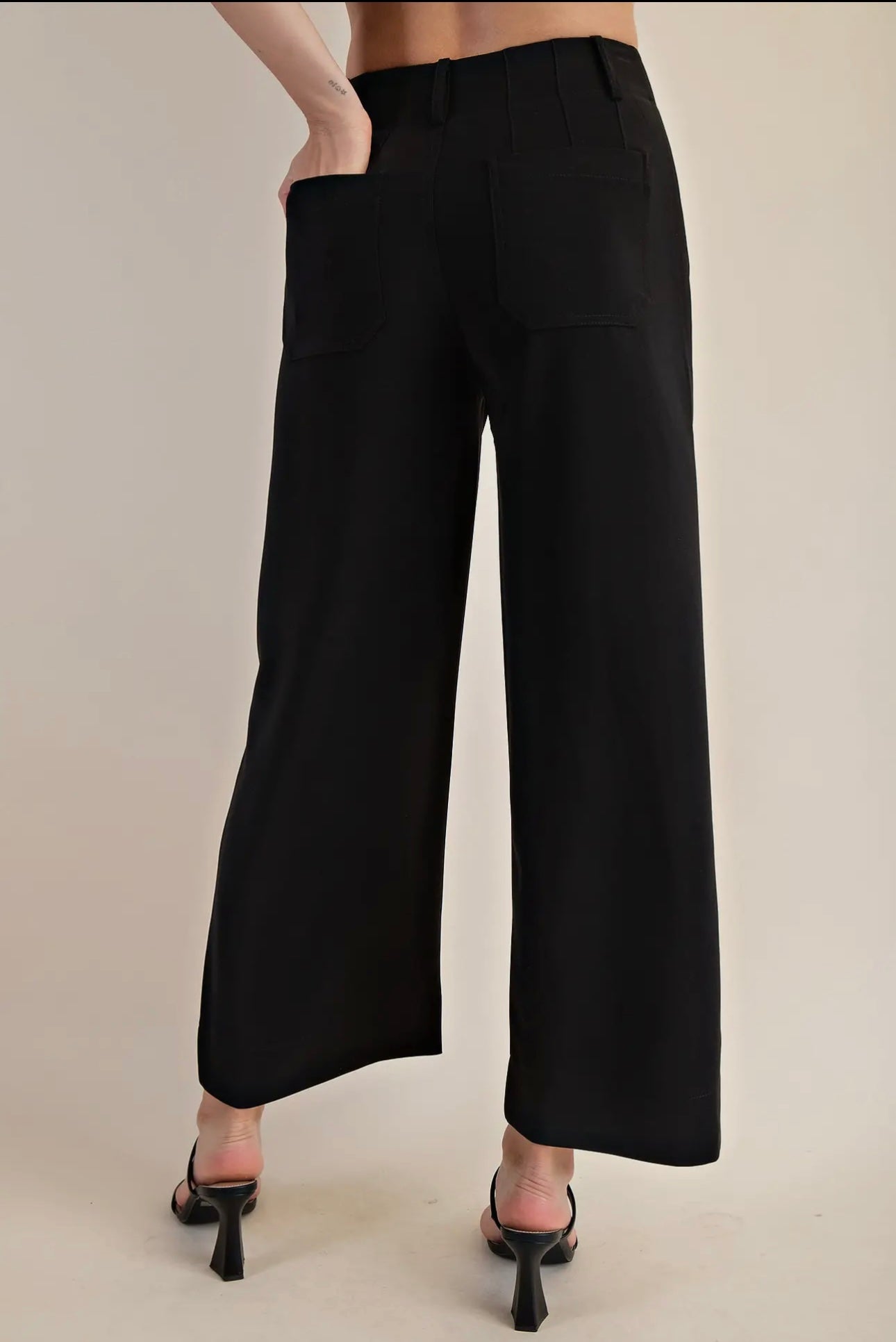 Elevated Crop Wide Leg Pants