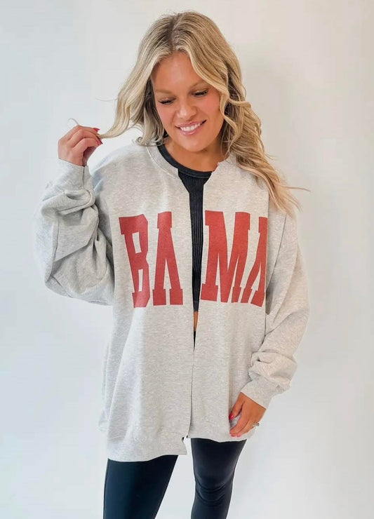 Pre-Order Bama Sweatshirt Cardigan