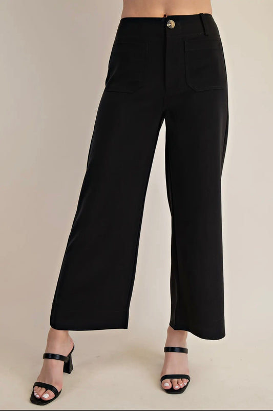 Elevated Crop Wide Leg Pants